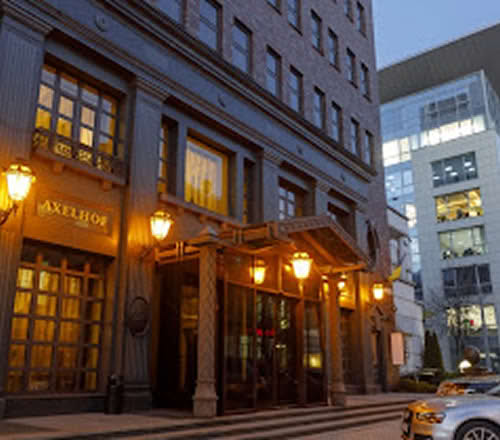 Готель «Аксельхофф», об'єкт із матеріалами від Гібар